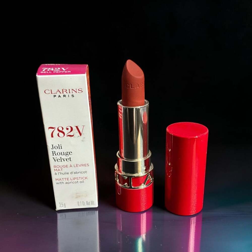 Clarins Joli Rouge Velvet Matte Lipstick 782V Bell Pepper 3.5g